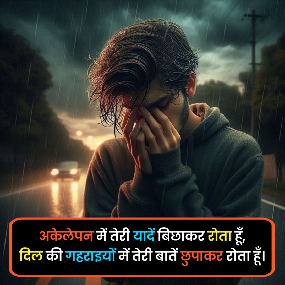 Alone Shayari in Hindi