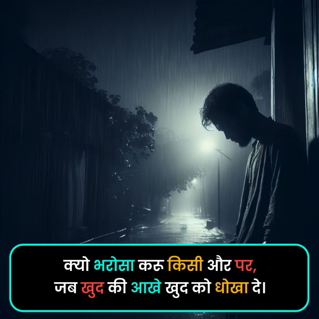 Bharosa Todne Wali Shayari