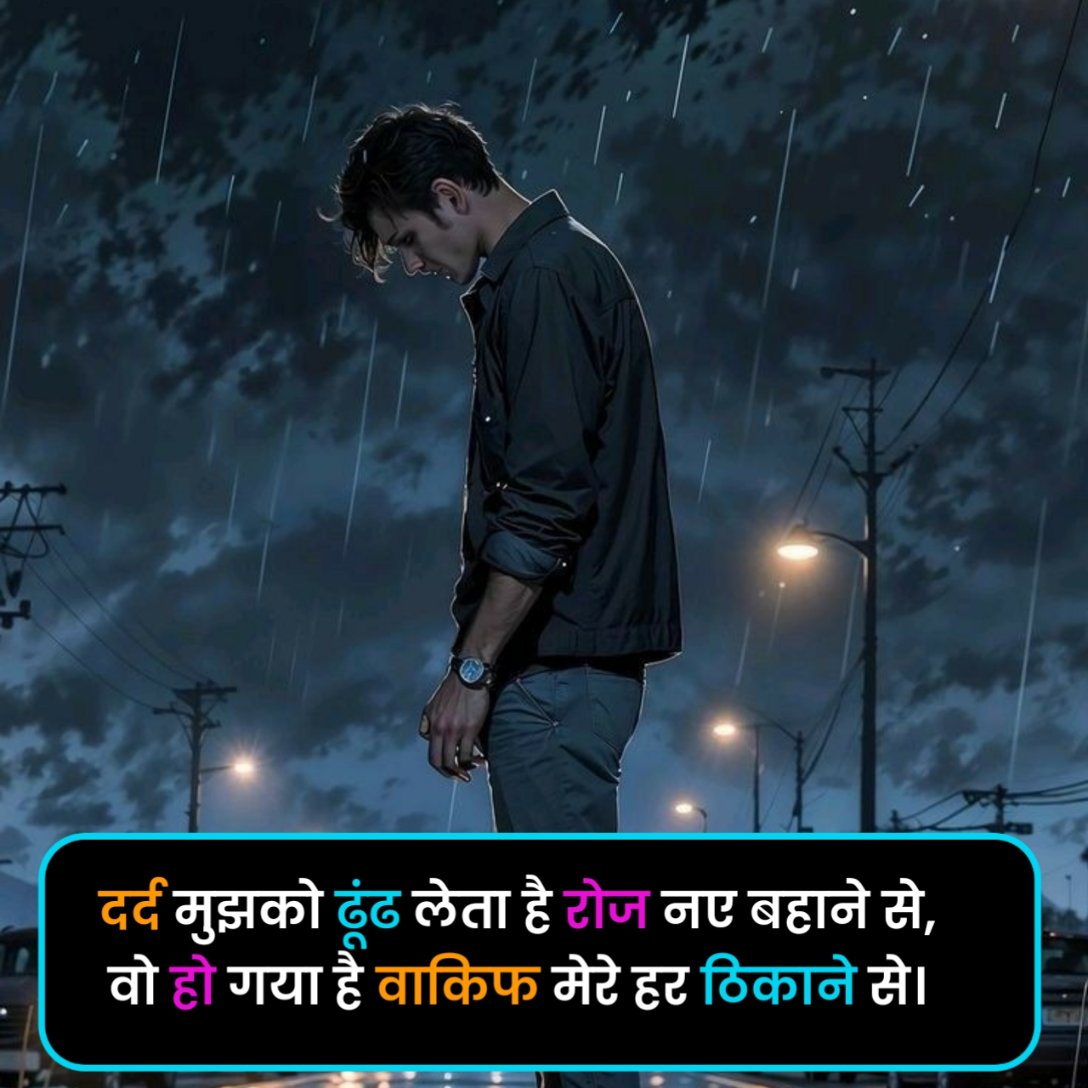 Dard Bhari Shayari