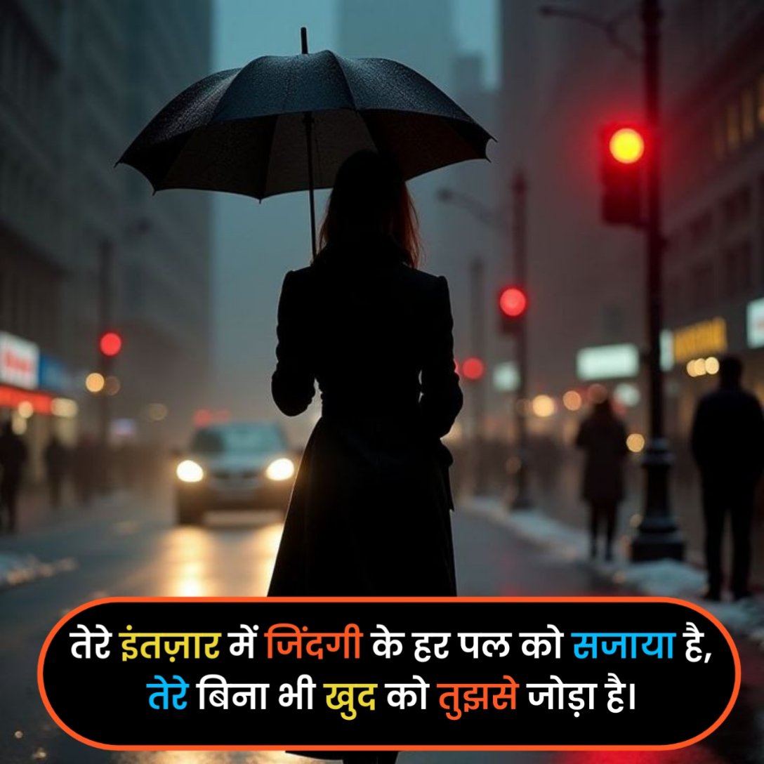 Intezaar Shayari in Hindi