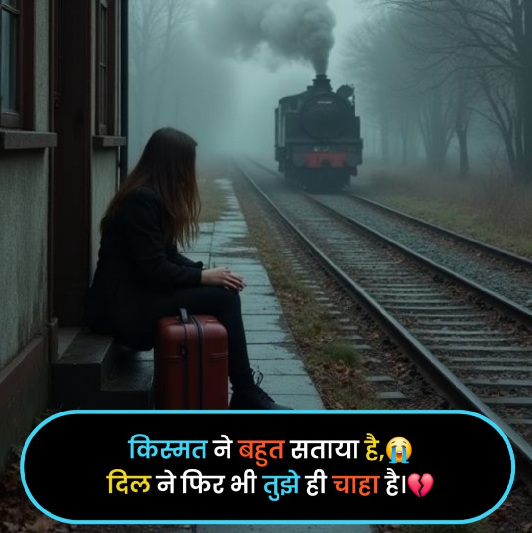 Sad Shayari😭 Life 2 Line